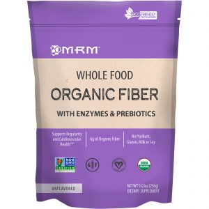 MRM, Whole Food, Fibra Orgânica com Enzimas e Prebióticos, Sem Sabor, 256 g (9,3 oz)