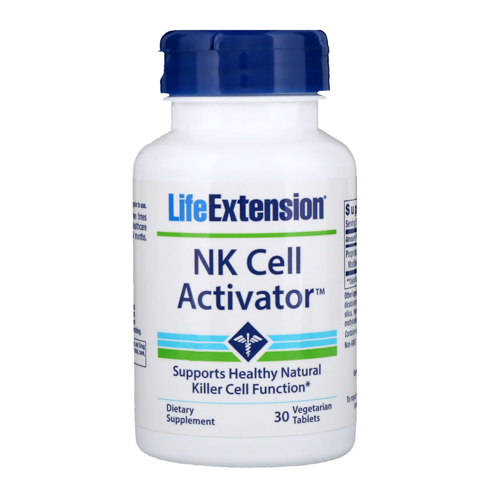 Life Extension, NK Cell Activator, 30 Comprimidos de Origem Vegetal