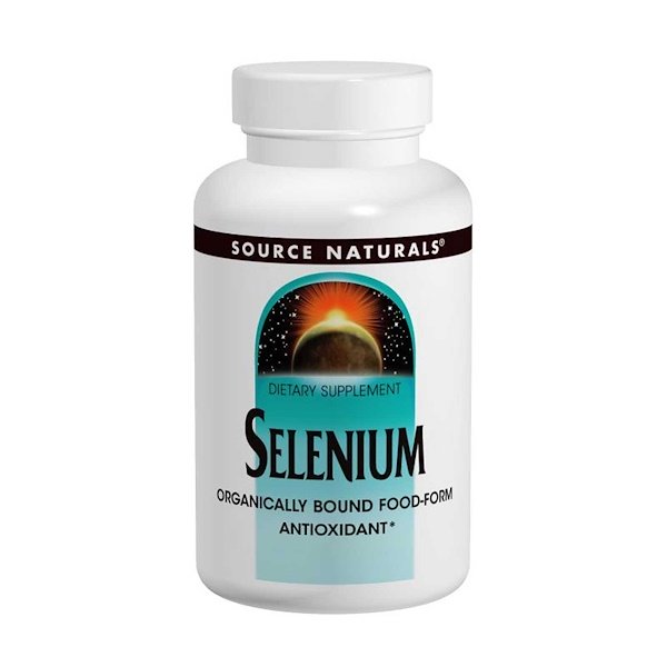 Source Naturals, Selênio, 200 mcg, 120 tabletes