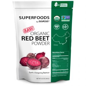 MRM, Beterraba Orgânica Crua em Pó, 240 g (8,5 oz)