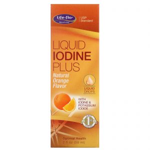 Life-flo, Liquid Iodine Plus, Sabor Natural de Laranja, 59 ml (2 fl oz)