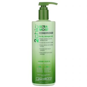 Giovanni, 2chic, Condicionador Ultra-Hidratante, para Cabelos Secos e Danificados, Óleo de Oliva e Abacate, 710 ml (24 fl oz)
