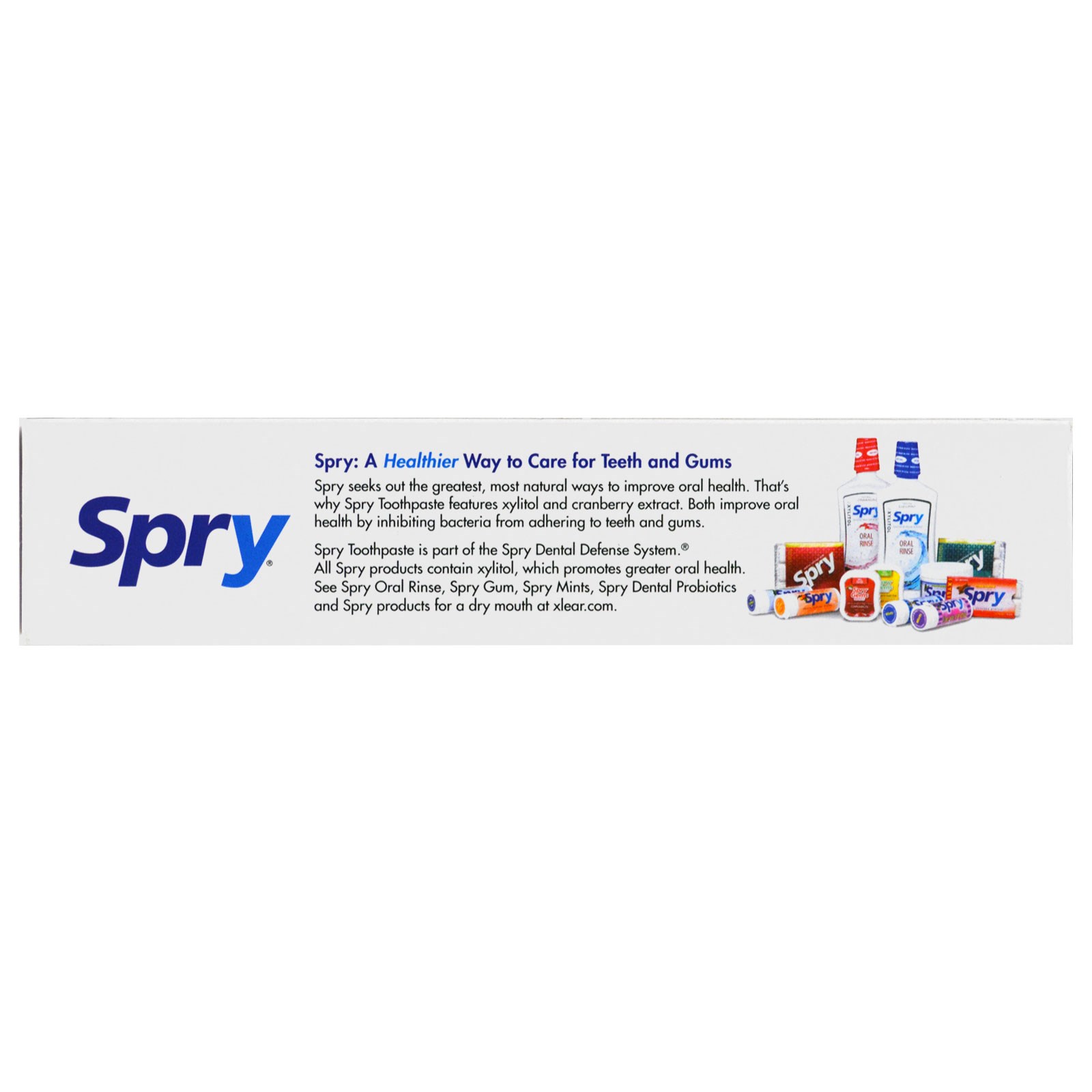 Xlear, Creme Dental Spry, Controle Antiplaca e Antitártaro, Sem Fluoreto, Hortelã Natural, 5 oz (141 g) - Imagem 3