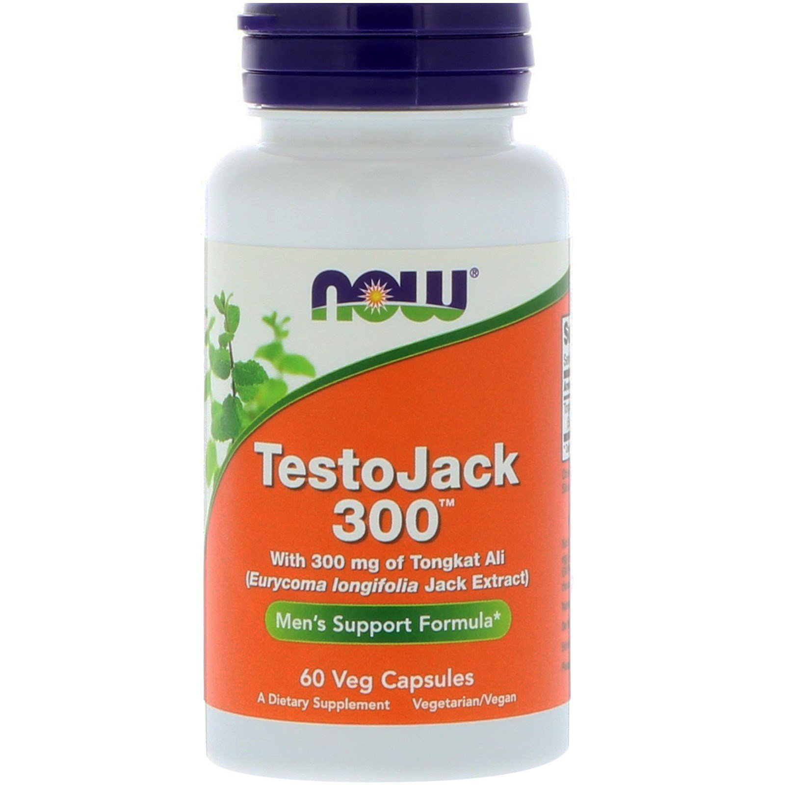 Now Foods, TestoJack 300, 60 Cápsulas Vegetais