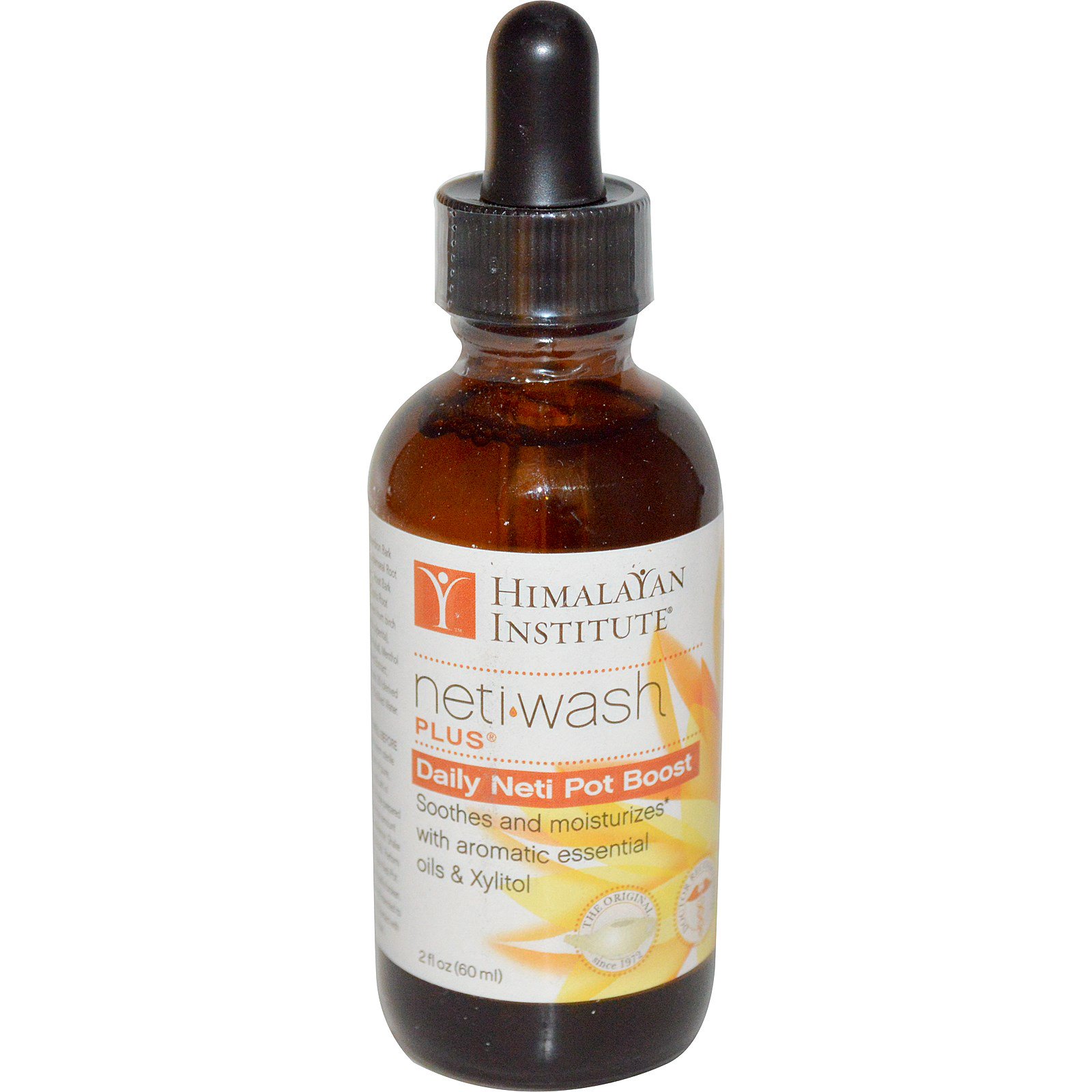 Himalayan Institute, Neti Wash Plus, Fluido Diário para Pote Neti, 2 fl oz (60 ml)