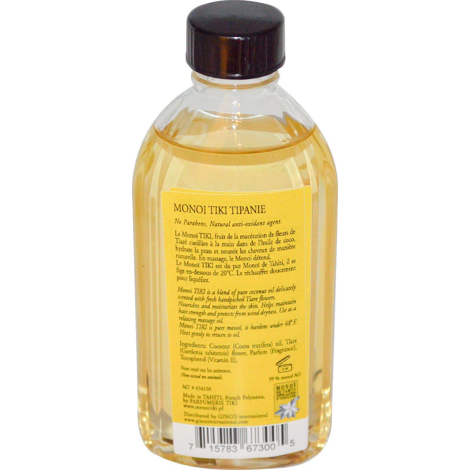 Monoi Tiare Tahiti, Óleo de Coco, Pluméria, 120 ml - Imagem 2