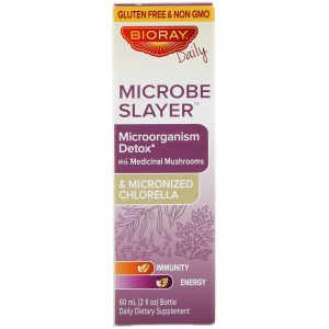 Bioray, Eliminador de Micróbios, Desintoxicante de Microorganismos, Sem Álcool, 60ml
