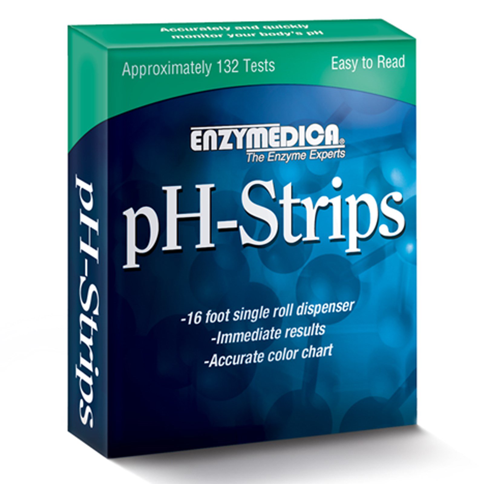 Enzymedica, Tiras de pH, Rolo Único de 4,87 m