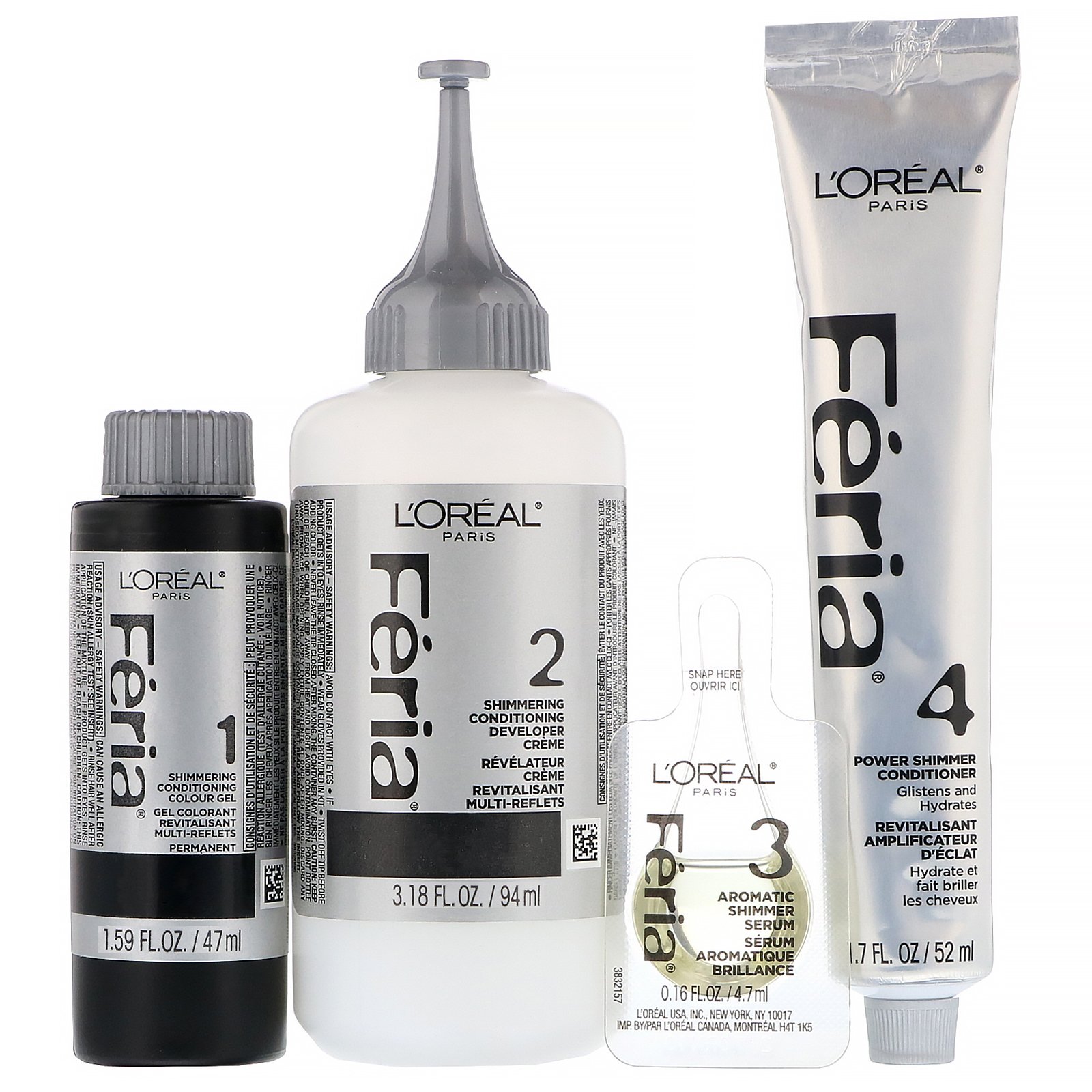 L'Oreal, Feria, cor brilhante multifacetada, Light Beige Blonde 91, 1 aplicação - Imagem 4
