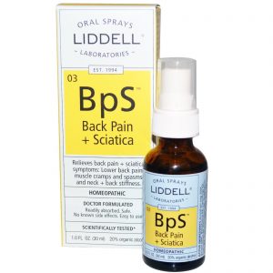 Liddell, BpS, Dor nas Costas + Ciática, Spray Oral, 1 fl oz (30 ml)