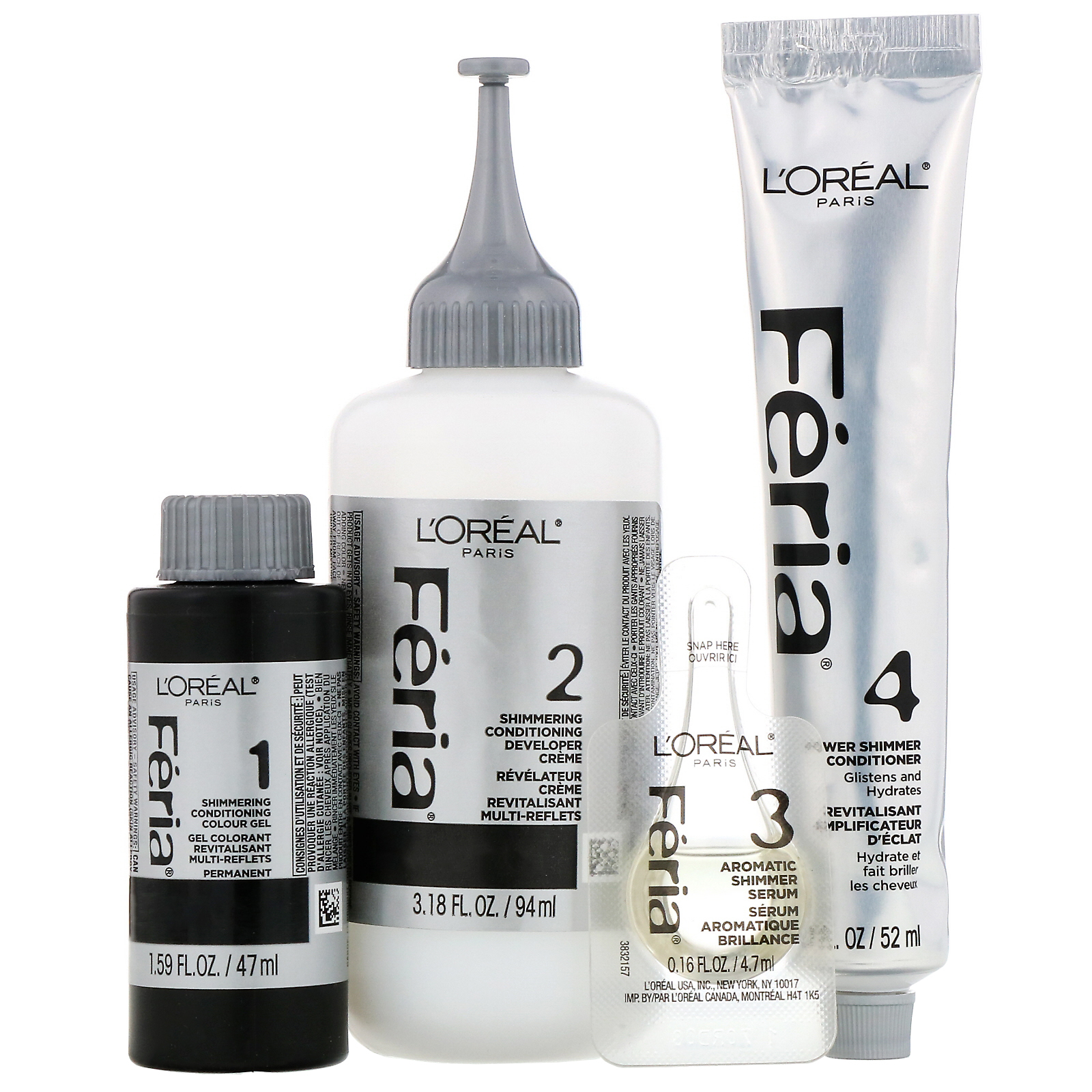 L'Oreal, Féria, cor brilhante multifacetada, Cool Soft Black M31, 1 aplicação - Imagem 4