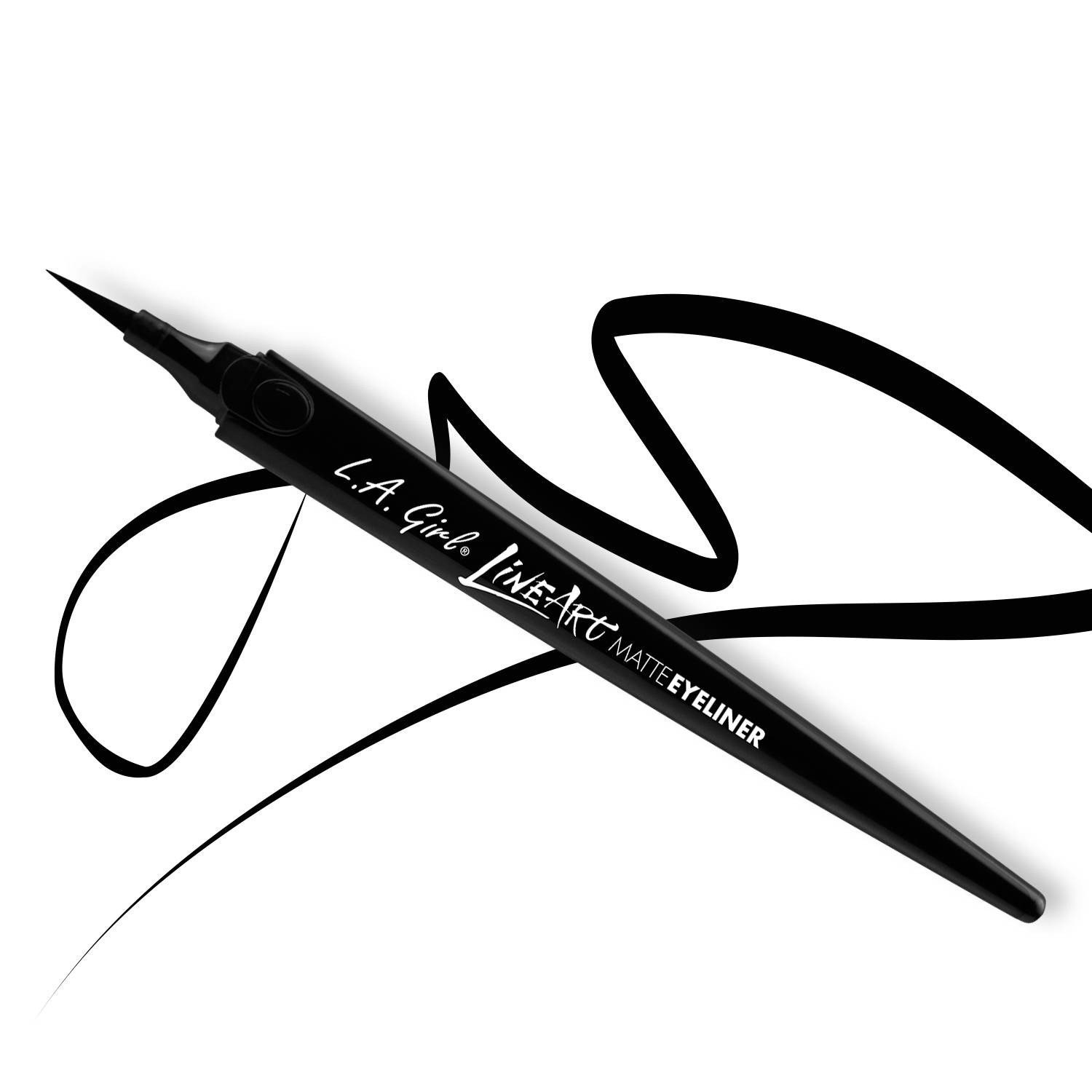 L.A. Girl, Caneta delineadora fosca, Line Art, preto, 0,4 ml - Imagem 4