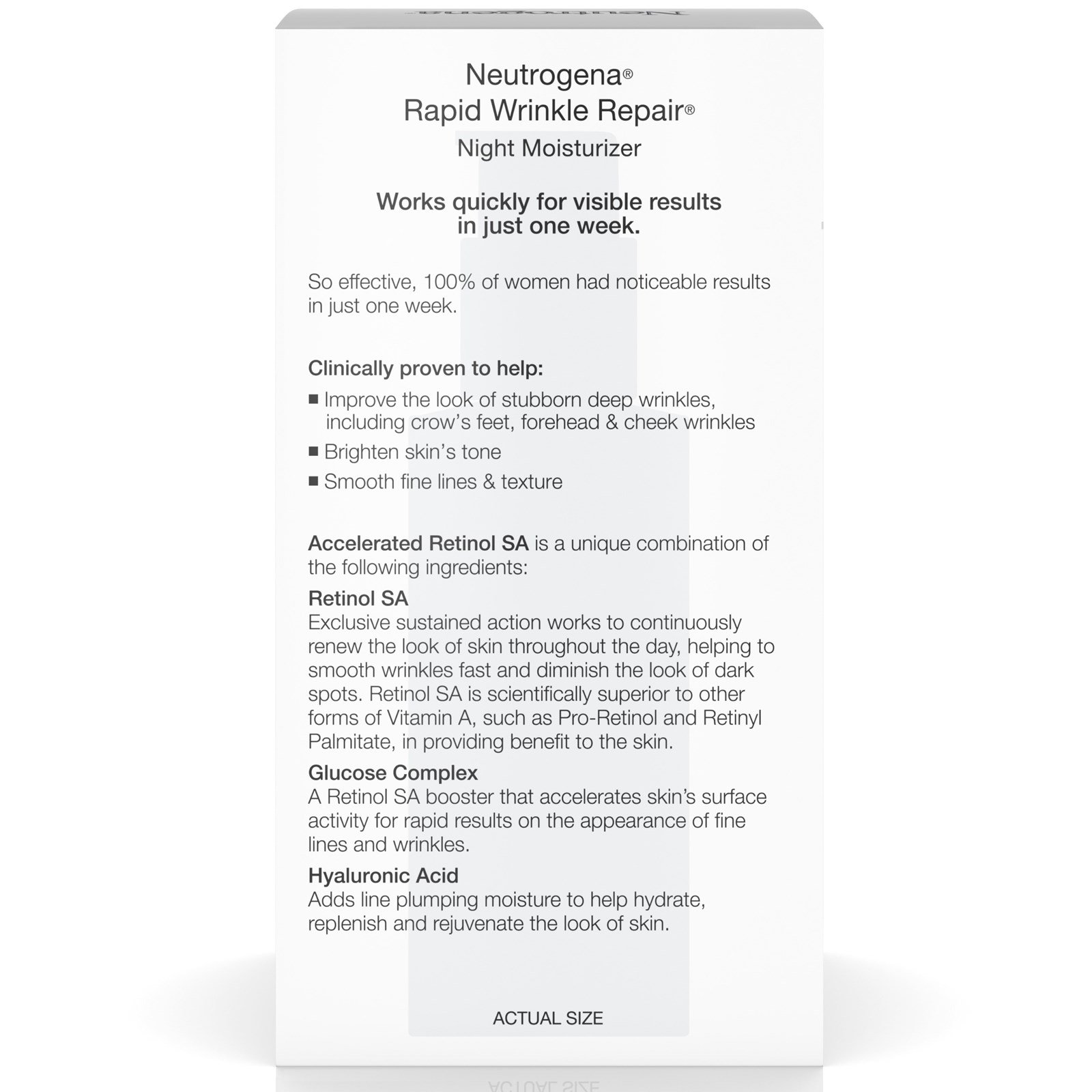 Neutrogena, Rapid Wrinkle Repair Moisturizer, Night, 1 fl oz (29 ml) - Imagem 3