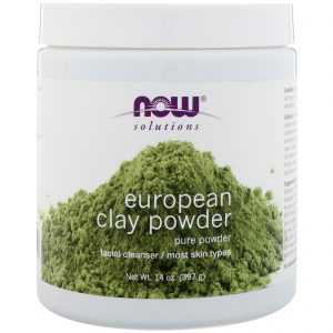 Now Foods, Solutions, Pó de Argila Europeia, 14 oz (397 g)
