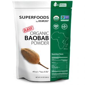 MRM, Baobá Orgânico Cru em Pó, 240 g (8,5 oz)