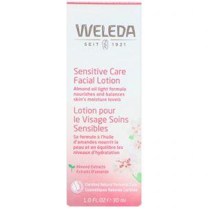 Weleda, Loção Facial de Cuidados Sensíveis, Extratos de Amêndoa, Pele Sensível e Mista, 30 ml