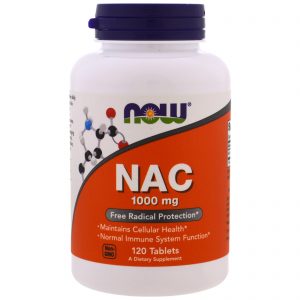 Now Foods, NAC, 1000 mg, 120 Comprimidos