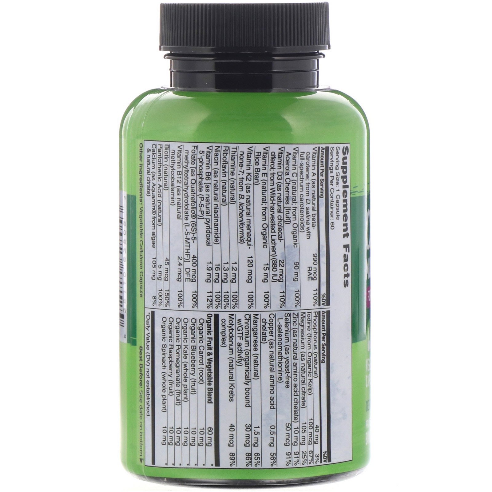 NATURELO, Multivitamínico Diário para Mulheres Acima de 50 Anos, 60 Cápsulas Vegetarianas - Imagem 2