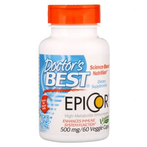 Doctor's Best, EpiCor, 500 mg, 60 Cápsulas Vegetais