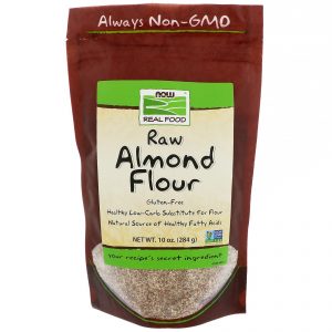 Now Foods, Real Food, Farinha de Amêndoa Crua, 284 g (10 oz)