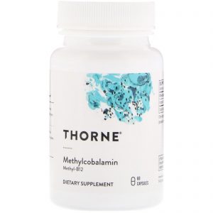 Thorne Research, Metilcobalamina, 60 Cápsulas
