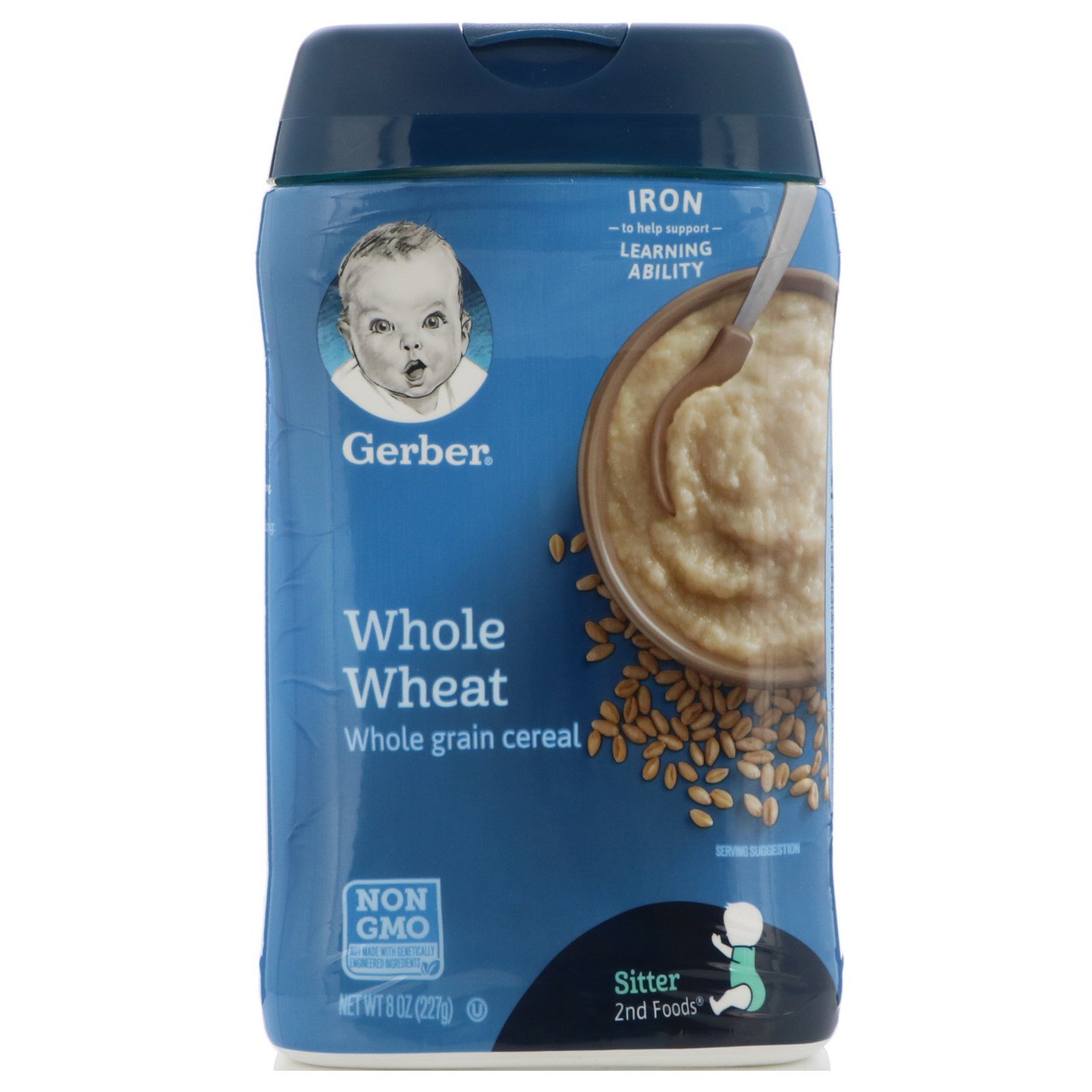Gerber, Cereal de Trigo Integral, 227 g (8 oz)