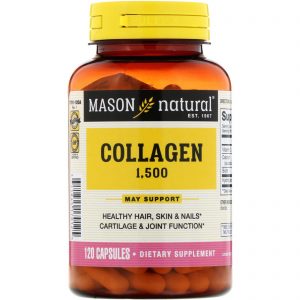 Mason Natural, Colágeno 1.500, 120 Cápsulas