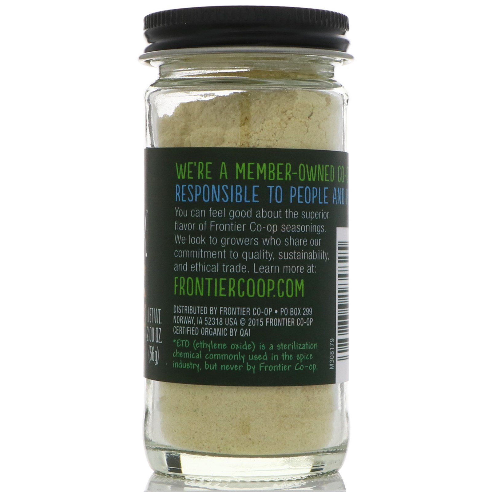 Frontier Natural Products, Semente de Feno-Grego Orgânico, Moída, 2,00 onças (56 g) - Imagem 2