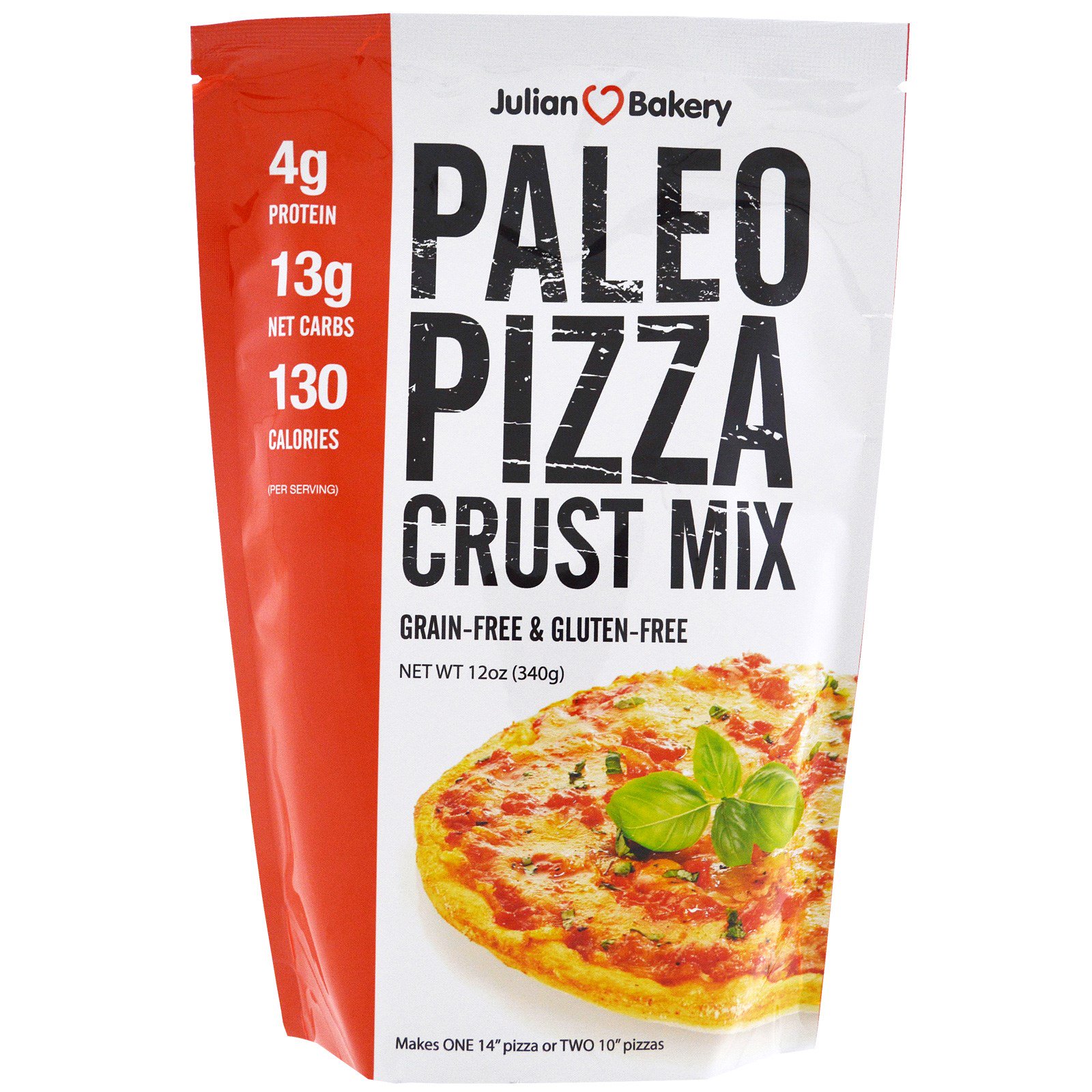 Julian Bakery, Mistura para Crosta de Pizza Paleo, 12 oz (340 g)
