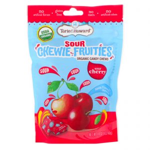 Torie & Howard, Orgânico, Frutados mastigáveis azedos, Cereja Azeda, 4 onças (113,40 g)