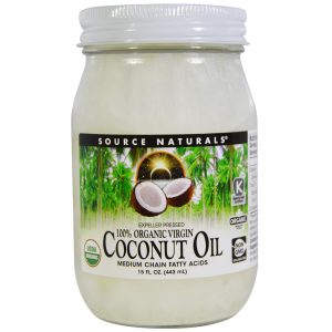 Source Naturals, Óleo de Coco Virgem 100% Orgânico, frasco de 15 oz (443 ml)