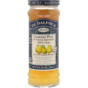 St. Dalfour, Pera Gourmet, Geleia de Frutas 100%, 10 oz (284 g)