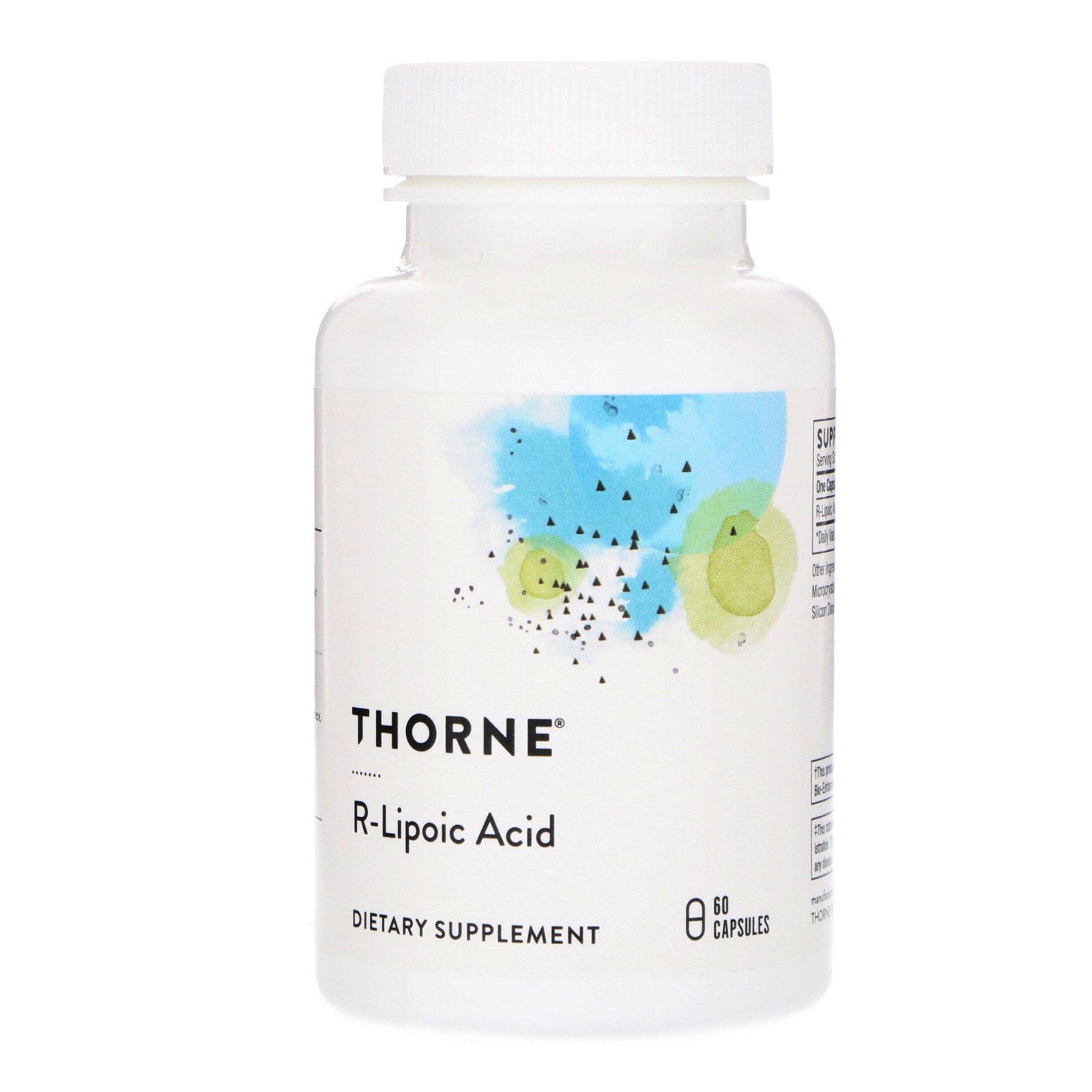 Thorne Research, Ácido R-lipoico, 60 Cápsulas