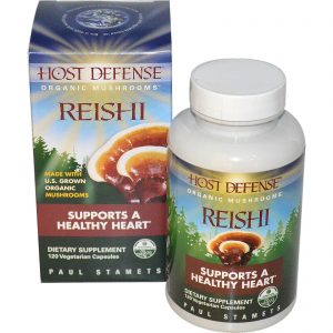 Fungi Perfecti, Reishi, Apoia um Coração Saudável, 120 Cápsulas Vegetarianas