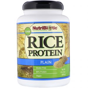 NutriBiotic, Proteína Crua de Arroz, Natural, 1 lb. 5 oz (600 g)