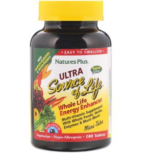 Nature's Plus, Ultra Source of Life, Whole Life Energy Enhancer, 180 Tablets