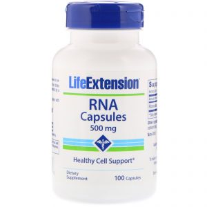 Life Extension, Cápsulas de RNA, 500 mg, 100 Cápsulas