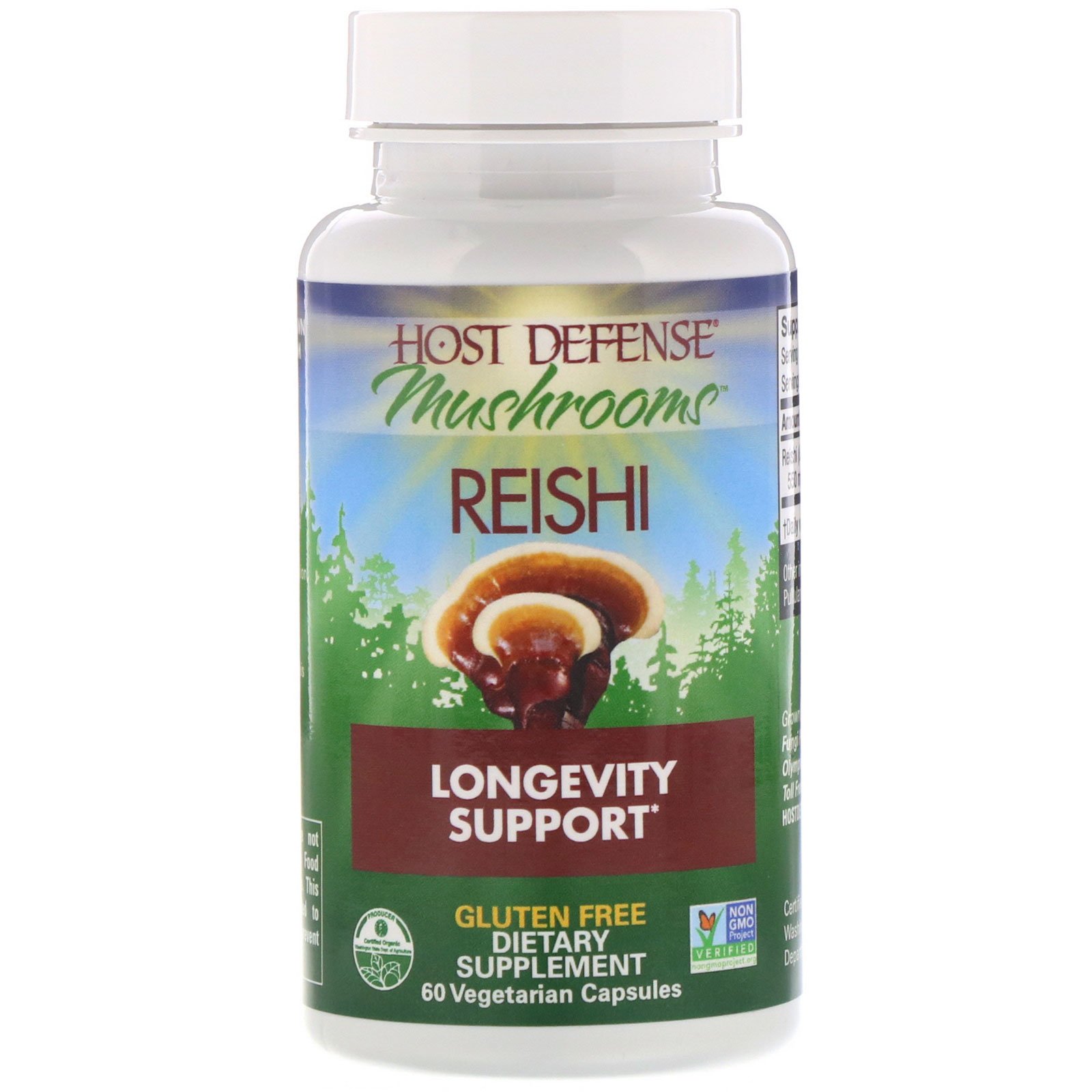 Fungi Perfecti, Mushrooms, Reishi, Longevity Support, 60 Vegetarian Capsules - Imagem 3