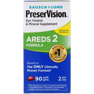 Bausch & Lomb, AREDS 2 Fórmulas, 90 Cápsulas em gel