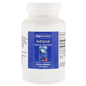 Allergy Research Group, Adrenal Glandular Natural, 150 Cápsulas Vegetarianas