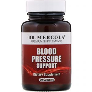 Dr. Mercola, Suporte para Pressão Arterial, 30 Cápsulas