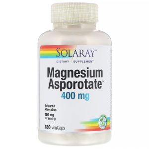 Solaray, Magnesium Asporotate, 400 mg, 180 VegCaps