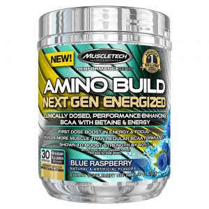 Muscletech Amino Build Next Gen, Framboesa azul - 30 Porções