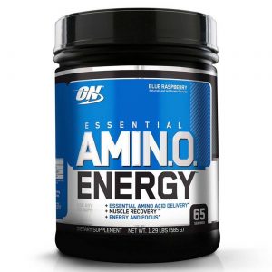Optimum Nutrition Essential AmiNO Energia, Framboesa azul - 1.29 lbs
