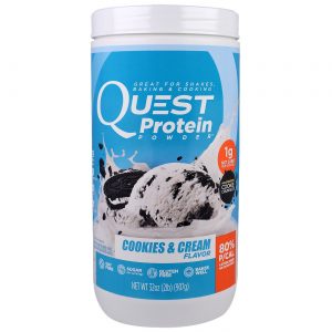 Quest Nutrition Proteína em pó, Cookies & Creme - 32 oz/907g