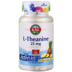 Kal, L-Teanina 25 mg, Abacaxi - 120 MicroTabletes