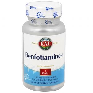 Kal, Benfotiamine+ - 60 Cápsulas Vegetarianas