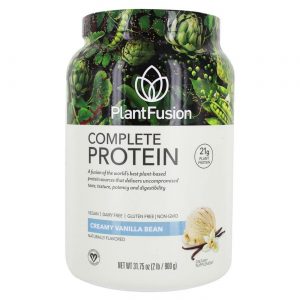 PlantFusion Proteína de Planta Completa - Feijão de Baunilha - 2 lbs (900g)