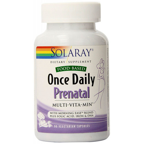 Solaray Once Daily Pré-natal - 90 Cápsulas Vegetarianas