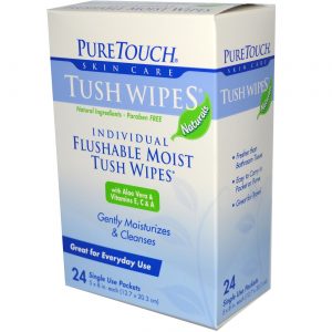 Puretouch Skin Care, Lenços Umedecidos Limpeza Facial - 24 Unidades Embaladas Individualmente